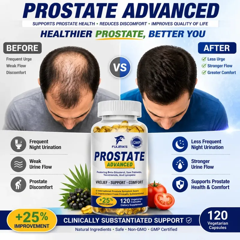 Premium Prostate Capsules with Saw Palmetto & Beta-Sitosterol Supports Urinary Flow Prostate Health & Comfort Relieve Bladder — image 4