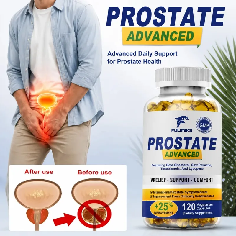 Premium Prostate Capsules with Saw Palmetto & Beta-Sitosterol Supports Urinary Flow Prostate Health & Comfort Relieve Bladder — image 1