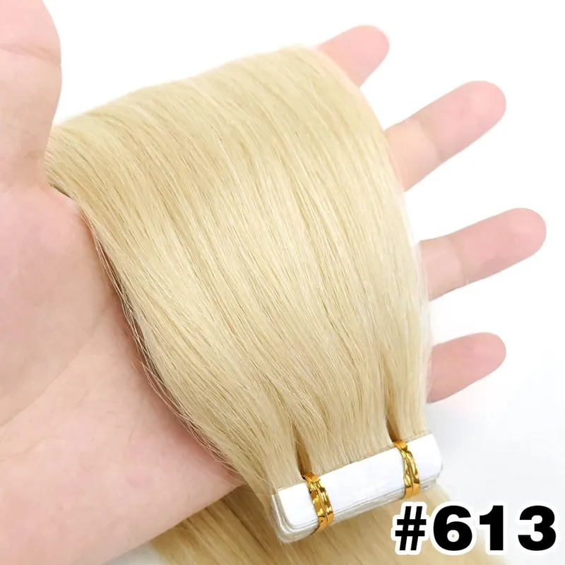 Tape in Human Hair Extension Straight Brazilian Human Hair Extension 2.5g 20pcs 50g Tapes Hair 100% Human Hair Natural Tape Hair — image 16