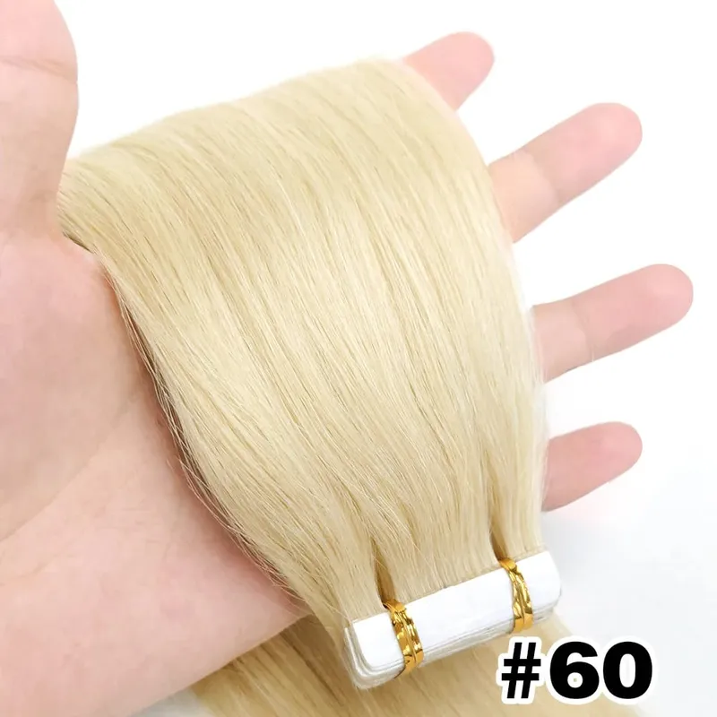 Tape in Human Hair Extension Straight Brazilian Human Hair Extension 2.5g 20pcs 50g Tapes Hair 100% Human Hair Natural Tape Hair — image 15