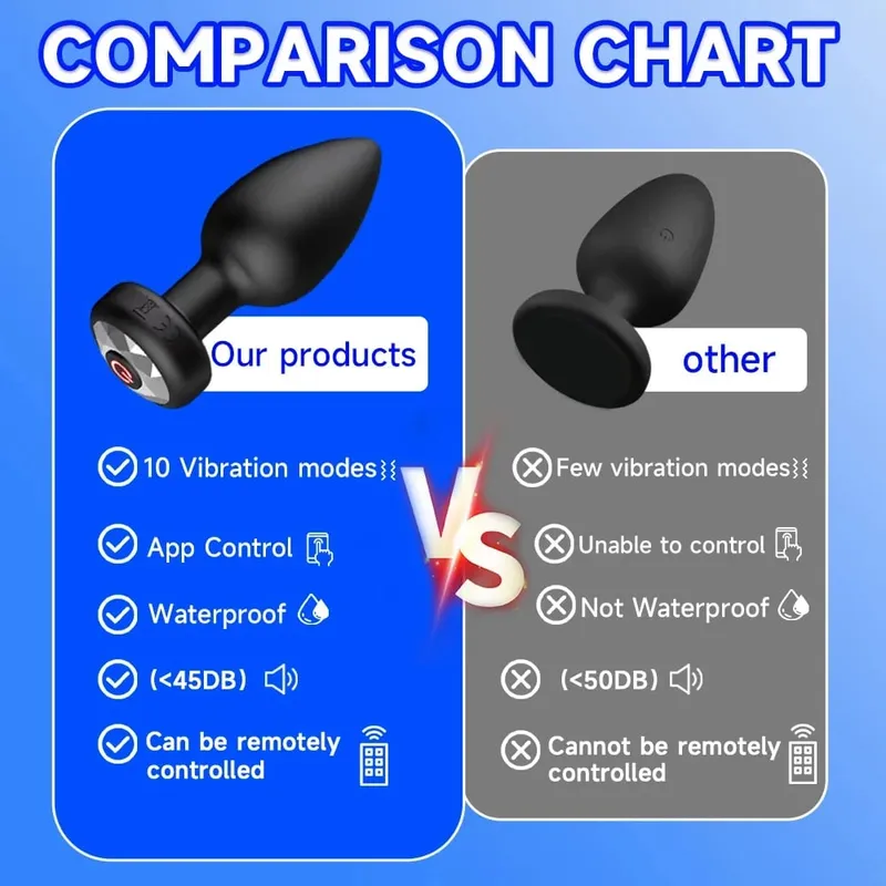 APP Bluetooth Anal Plug Vibrator Sex Toy For Women Remote Control Vibrating Butt Plug Adult Vagina Masturbator Prostate Massager