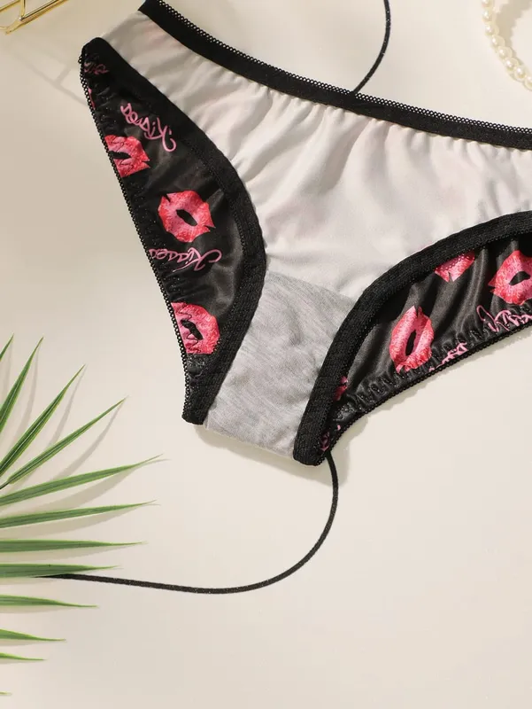 Conjunto de lencería Sexy de encaje con estampado de retazos de alta calidad, sujetadores push-up con aros para mujer, ropa interior femenina, conjunto de bragas S-XL — image 6