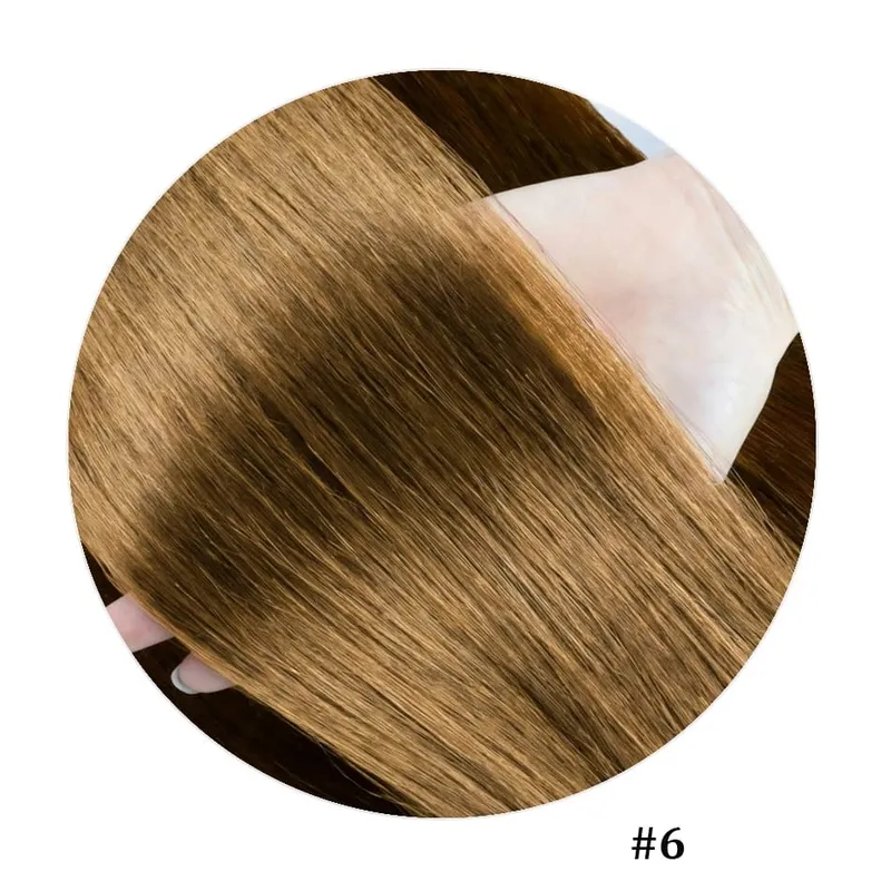 100% Human Hair Adhesive Glue Tape in Hair Extensions for Women Adding Hair Length And Volume Straight Remy Hair Extensions — image 14