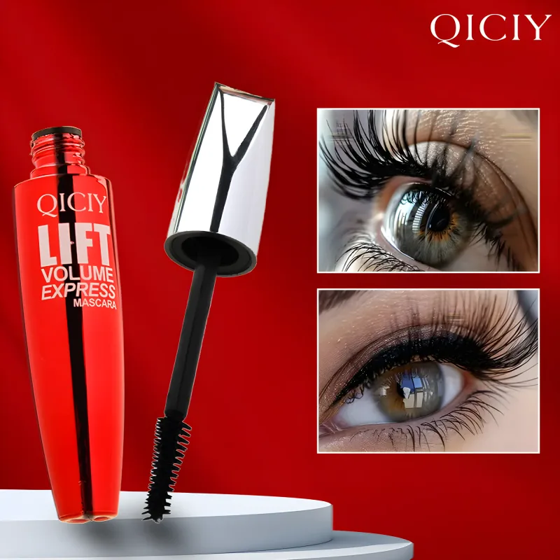 Fórmula 4D Volumizing Black Mascara Non-Clumping Cria cílios alongados e cheios Moda Maquiagem diária para os olhos — image 5