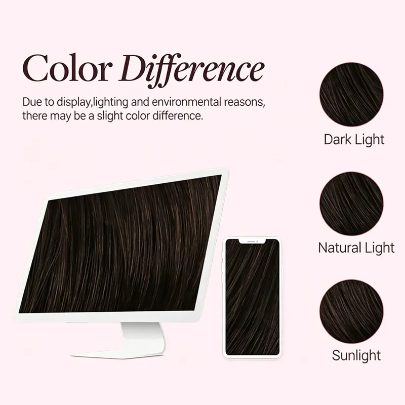 Deep Wave Tape In Hair Extensions Human Hair Skin Weft Seamless Invisible Clip-In And Tape-In Hair Extensions 20Pcs 50G/Pack — image 5
