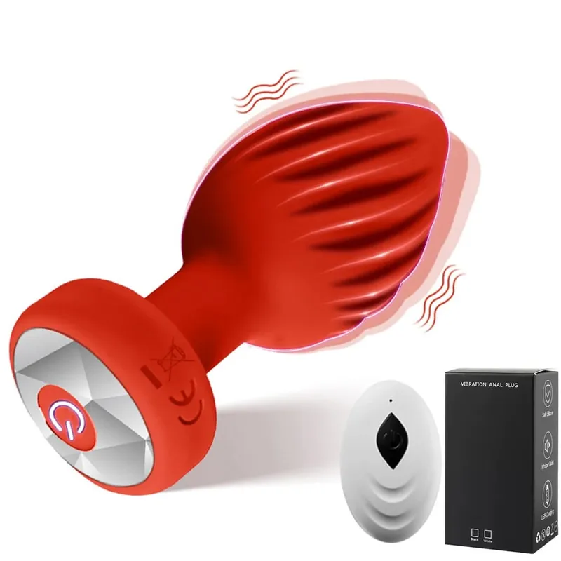 Drahtlose Bluetooth Anal Plug Vibrator Weibliche Vagina Stimulator APP Fernbedienung Butt Plug Massage Erwachsene Sex Spielzeug für Mann Frauen
