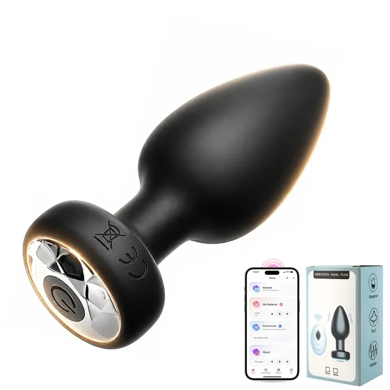 Drahtlose Bluetooth Anal Plug Vibrator Weibliche Vagina Stimulator APP Fernbedienung Butt Plug Massage Erwachsene Sex Spielzeug für Mann Frauen