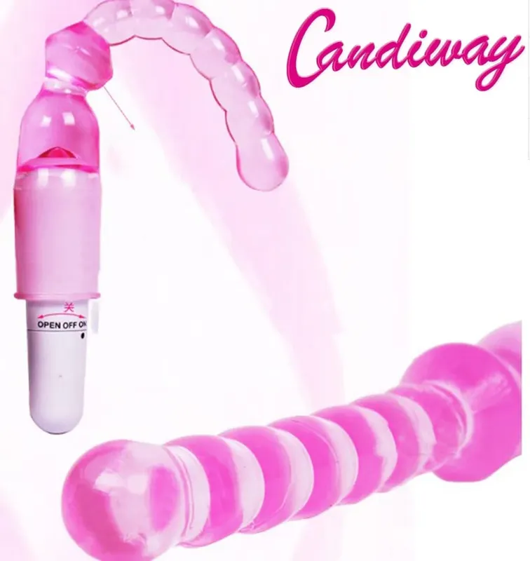 Candiway Low Noise Pull Beads Vibrator 1AA Battery Masturbation Vibrating G-spot Stimulation Adult Sex Toys For Women — image 4