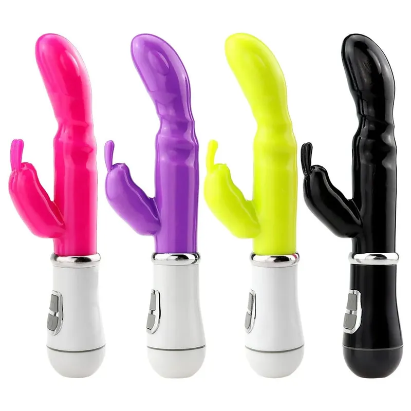 G Spot Rabbit Vibrator for Women Dual Vibration Dildo Waterproof Female Vagina Clitoris Massager Adult Sex Toys Erotic Products — image 3