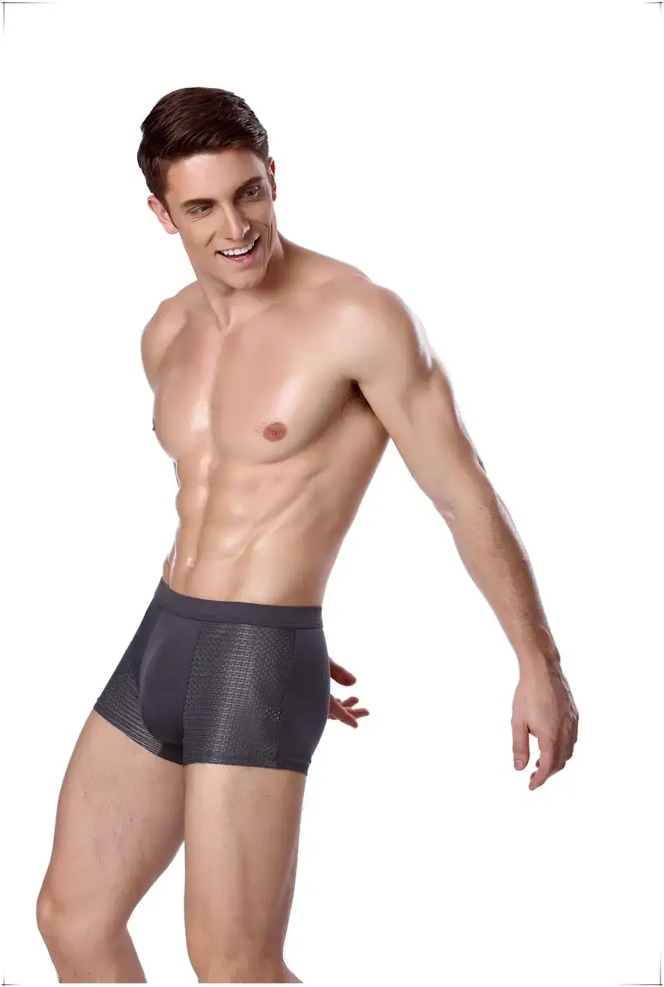 8 pcs/Lot sous-vêtements Boxer shorts hommes caleçons hommes maille été homme sexy pochette chaude culottes grandes tailles 5xl 6xl 7xl 8xl troncs