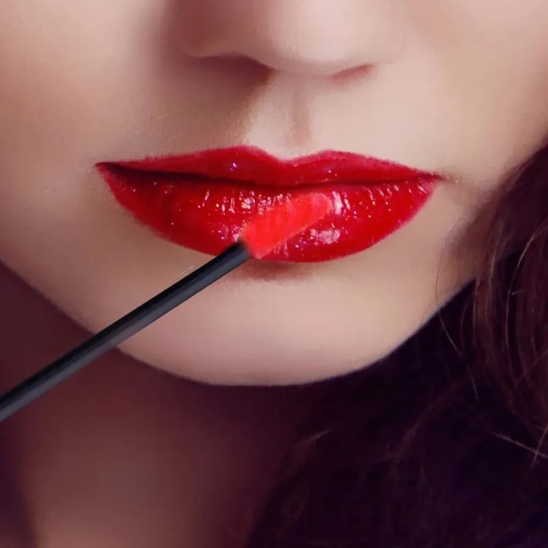 Pukal 50/500/2000Pcs Berus Bibir Aplikator Profesional Borong Tongkat Gincu Wanita Berus Gloss Bibir Aksesori Alat Solek