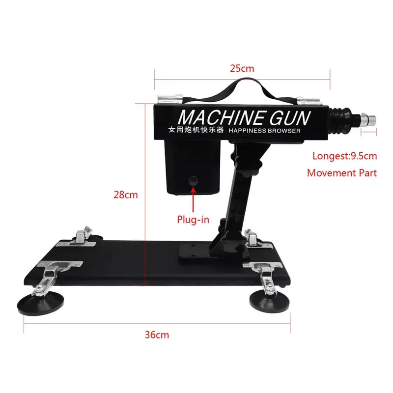 Strong Motor Automatic Vibartor Sex Machine with Dildo Attachments Adjustable Gun Love Machine Sex Toys for Man Women Adult Game