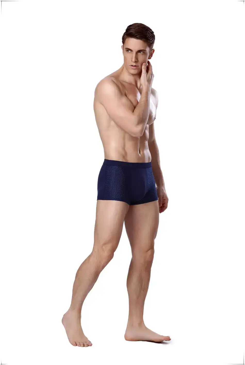 8 pcs/Lot sous-vêtements Boxer shorts hommes caleçons hommes maille été homme sexy pochette chaude culottes grandes tailles 5xl 6xl 7xl 8xl troncs