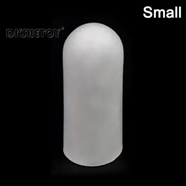 S/M/L Silicone Glans Protector Cap Szexjátékok Nemi szervek ujjú farka megnagyobbító nyújtó ujjú péniszhez felnőtt kellékek — image 12