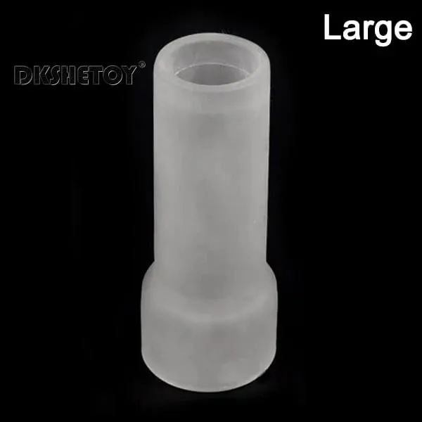S/M/L Silicone Glans Protector Cap Szexjátékok Nemi szervek ujjú farka megnagyobbító nyújtó ujjú péniszhez felnőtt kellékek — image 10