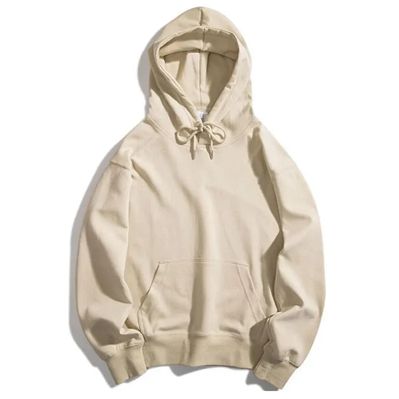 Sweat à capuche très fin pour hommes, grande taille, sweat-shirt basique, décontracté, ample, chemises de Sport, solides, hauts pour hommes, nouvelle collection printemps été — image 11
