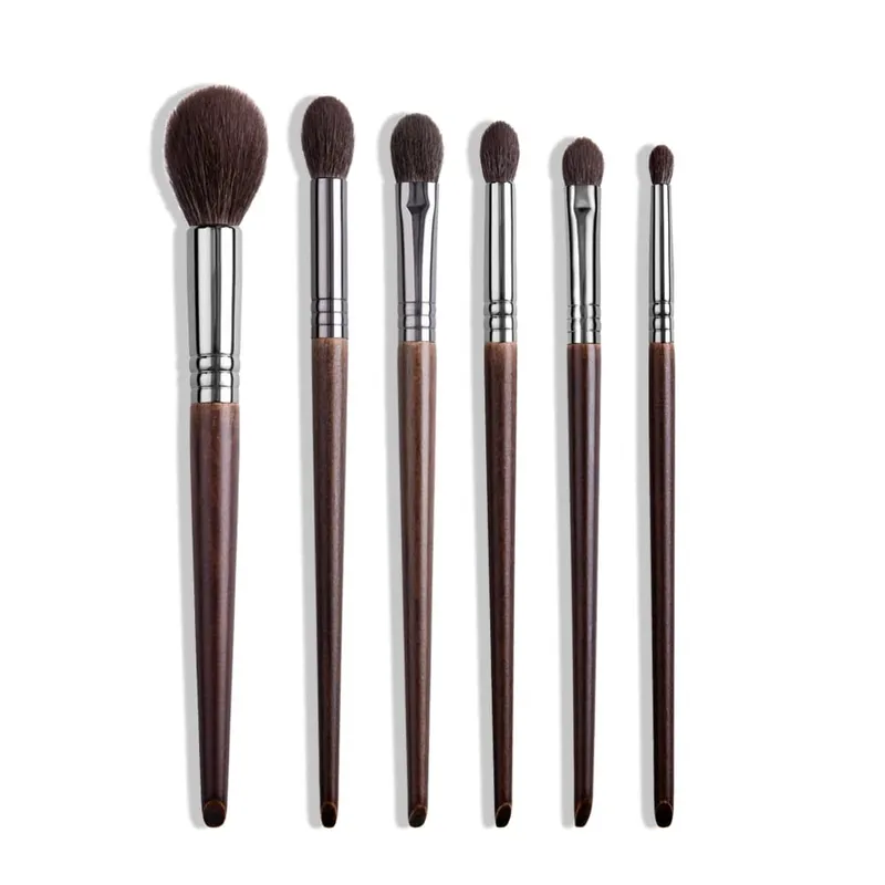 OVW Make-up-Pinsel-Set aus natürlichem Ziegenhaar, Profi-Set, zum Schminken, Mischen, Verwischen, Schattieren — image 14
