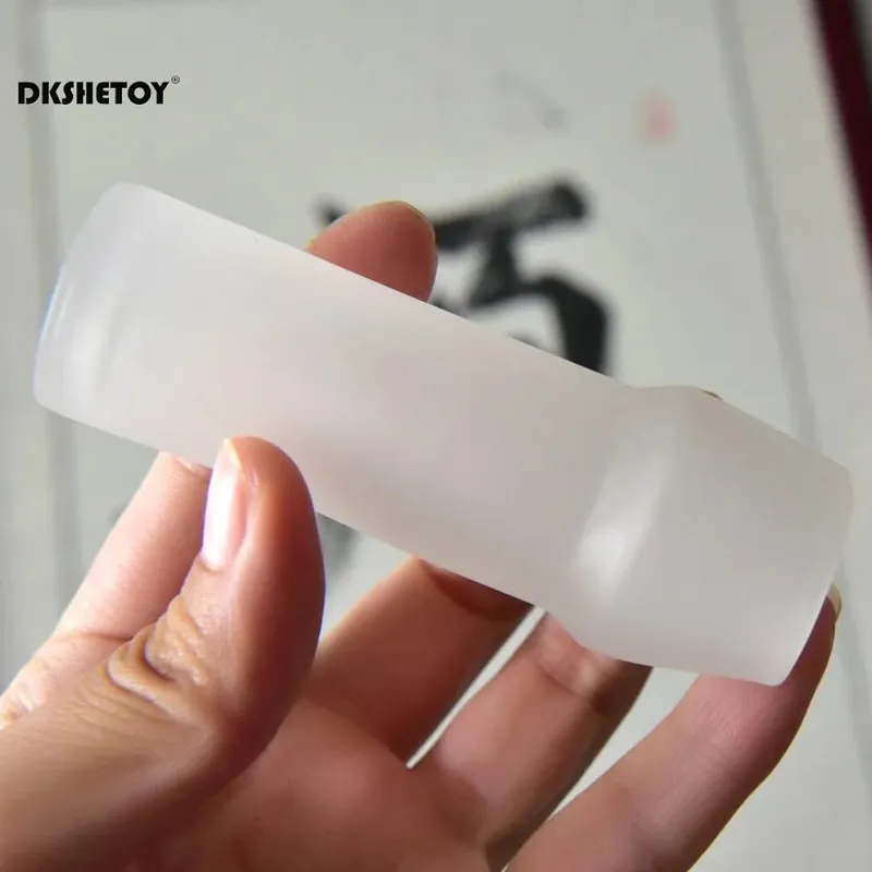 S/M/L Silicone Glans Protector Cap Szexjátékok Nemi szervek ujjú farka megnagyobbító nyújtó ujjú péniszhez felnőtt kellékek — image 6
