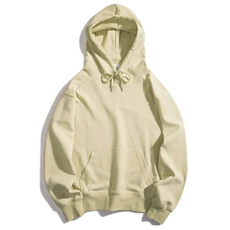 Sweat à capuche très fin pour hommes, grande taille, sweat-shirt basique, décontracté, ample, chemises de Sport, solides, hauts pour hommes, nouvelle collection printemps été — image 10