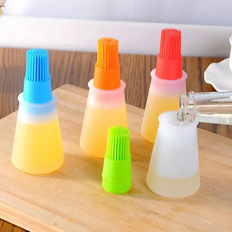 Ferramentas de cozinha escova de garrafa de silicone resistente a altas temperaturas escova de óleo para churrasco doméstico escova de óleo de cozimento utensílios de cozinha