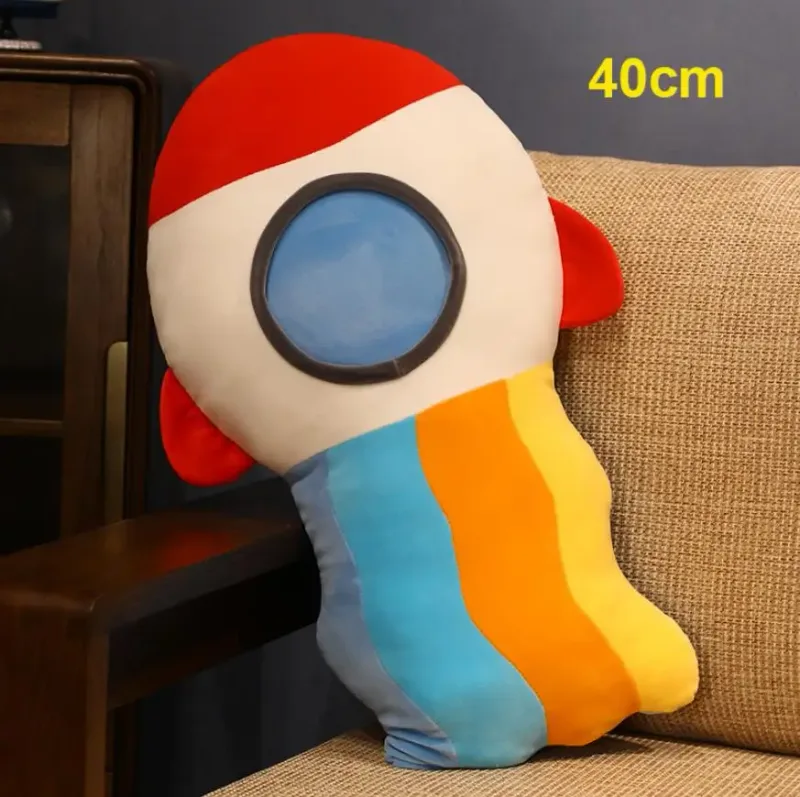 Almohada de peluche creativa para niños, juguetes de peluche de astronauta espacial, cojín de aviación de Marte de simulación divertida, regalo de cumpleaños
