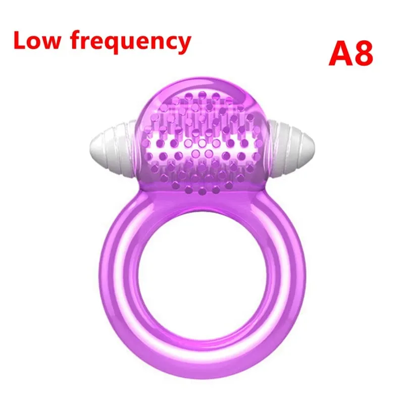 Delayed Ejaculation Cock Penis Ring Soft Silicone Adult Sex Toys Dick Penis Vibrators Ejaculation Cock Ring Vibrating For Men