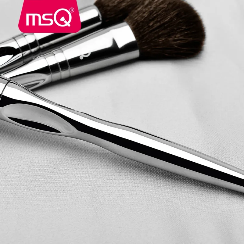 MSQ ใหม่ Professional 11 ชิ้นชุดแปรงแต่งหน้าอายแชโดว์คลาสสิก Lip Foundation แปรงแต่งหน้าแพะ/ม้าผม PVC Handle — image 6