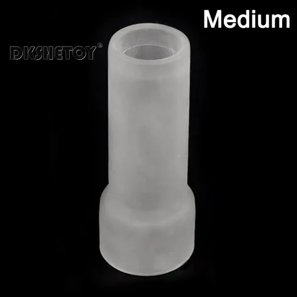 S/M/L Silicone Glans Protector Cap Szexjátékok Nemi szervek ujjú farka megnagyobbító nyújtó ujjú péniszhez felnőtt kellékek — image 9
