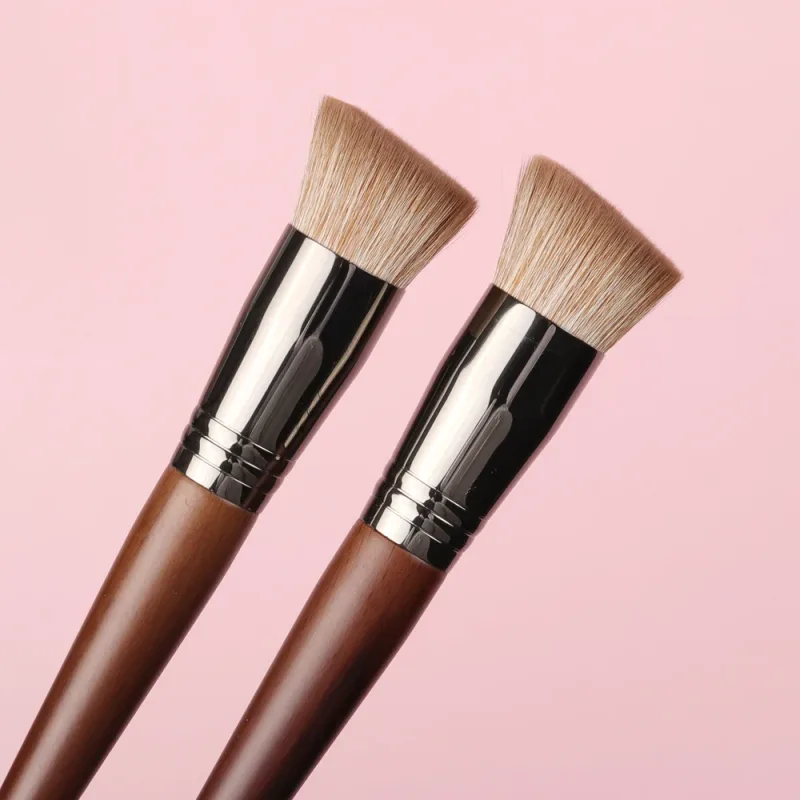 OVW NEW Foundation Brush Series Soft Duo לשימוש מברשות נוזלי אבקה קונסילר סומק מברשות קרם מברשות מסכה מברשת 1 PC