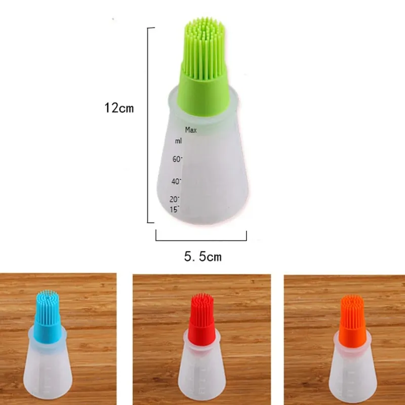 Ferramentas de cozinha escova de garrafa de silicone resistente a altas temperaturas escova de óleo para churrasco doméstico escova de óleo de cozimento utensílios de cozinha