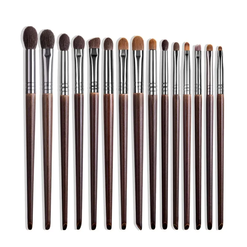 OVW Make-up-Pinsel-Set aus natürlichem Ziegenhaar, Profi-Set, zum Schminken, Mischen, Verwischen, Schattieren — image 10