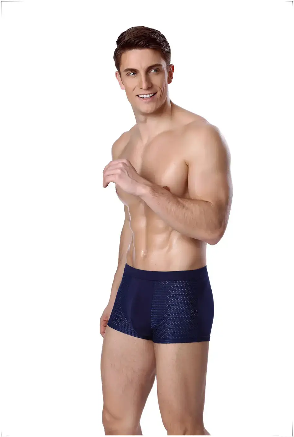 8 pcs/Lot sous-vêtements Boxer shorts hommes caleçons hommes maille été homme sexy pochette chaude culottes grandes tailles 5xl 6xl 7xl 8xl troncs