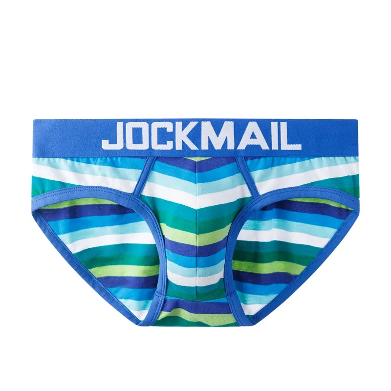 Jockmail Sexy Men's Underwear Briefs Cotton Low Rise Underpant Net yarn Lace, Breathable Summer Shorts calzoncillos hombre slip — image 27