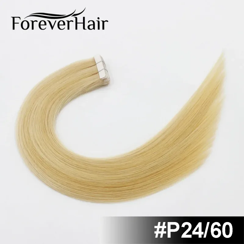 2.0 g/pc 20 "20 pièces Remy bande dans les Extensions de cheveux couleur Piano sans couture peau droite trame Extensions de cheveux humains — image 10