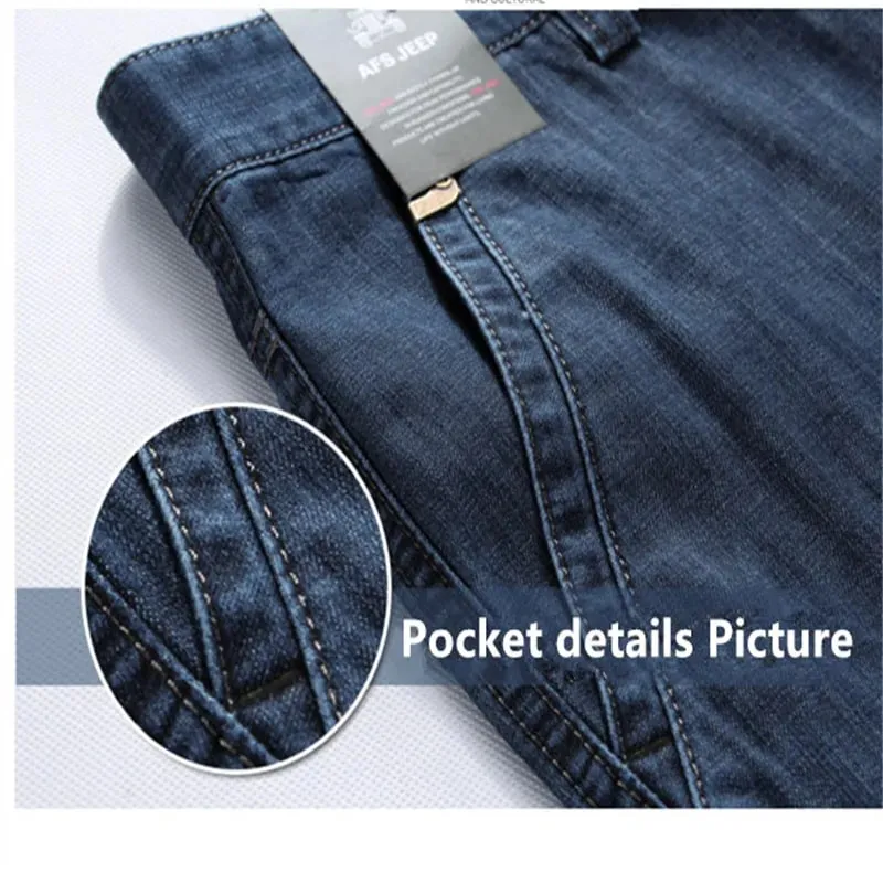 Cargo Jeans Herre Stor størrelse 29-40 42 44 Casual Jeans med flere lommer Herretøj 2023 Denim Jeansbukser til mænd