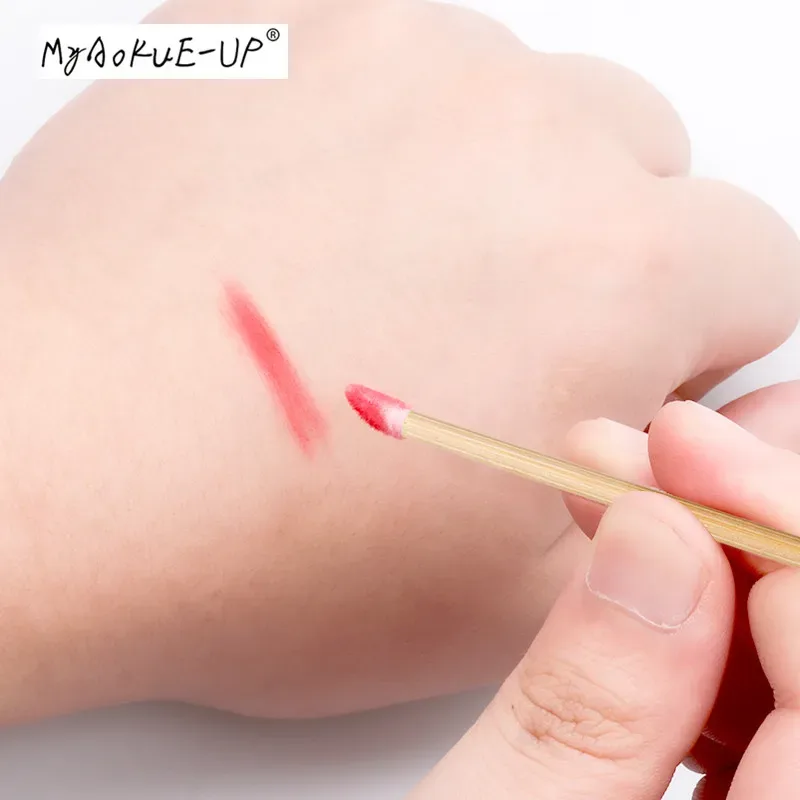 50 Cái/gói Dùng Một Lần Tre Cọ Môi Hàng Mi Micro Brush Applicator Công Cụ Cây Nối Mi Nữ Dụng Cụ Trang Điểm — image 5