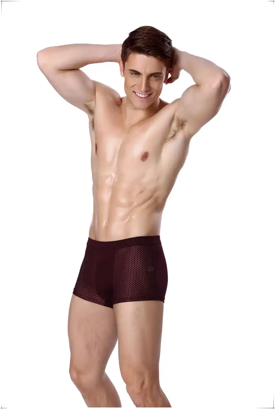 8 pcs/Lot sous-vêtements Boxer shorts hommes caleçons hommes maille été homme sexy pochette chaude culottes grandes tailles 5xl 6xl 7xl 8xl troncs