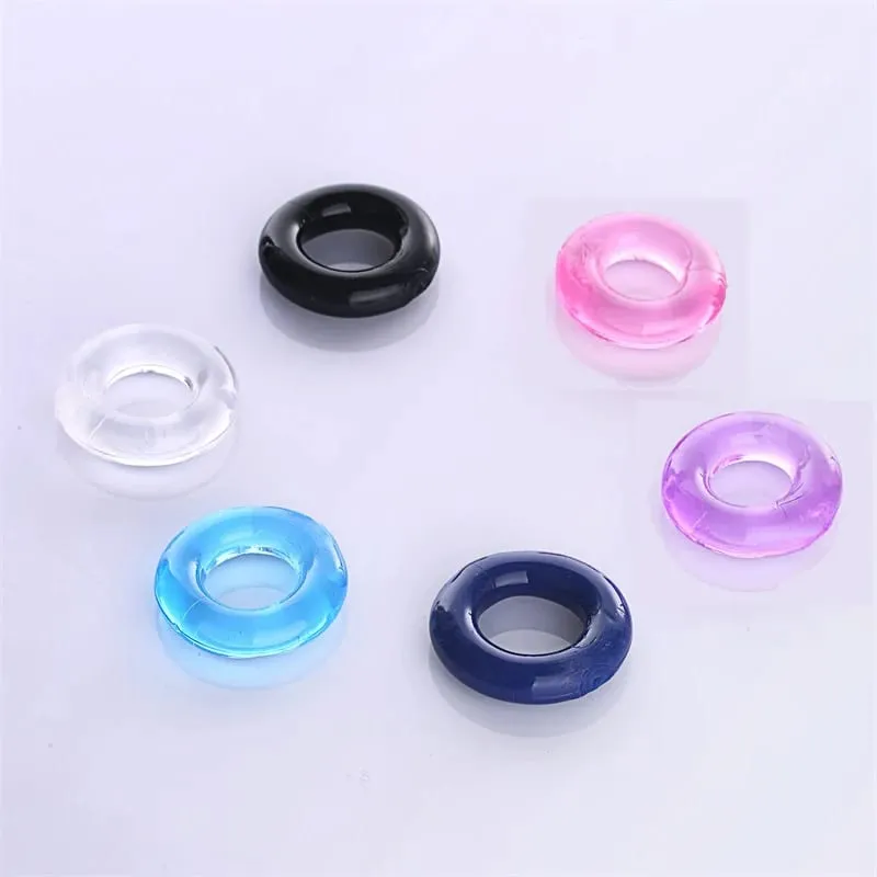 5PCS Silikon Penis Ring Ejakulation Verzögerung Penis Anhänge Cock Ring Keuschheits Gerät Penis Vergrößerung Sex Spielzeug für Männer