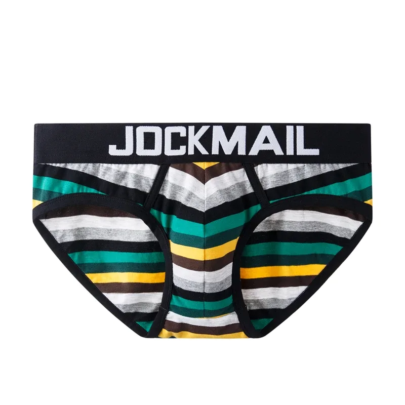 Jockmail Sexy Men's Underwear Briefs Cotton Low Rise Underpant Net yarn Lace, Breathable Summer Shorts calzoncillos hombre slip — image 28