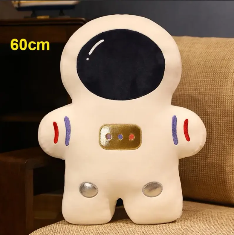 Almohada de peluche creativa para niños, juguetes de peluche de astronauta espacial, cojín de aviación de Marte de simulación divertida, regalo de cumpleaños