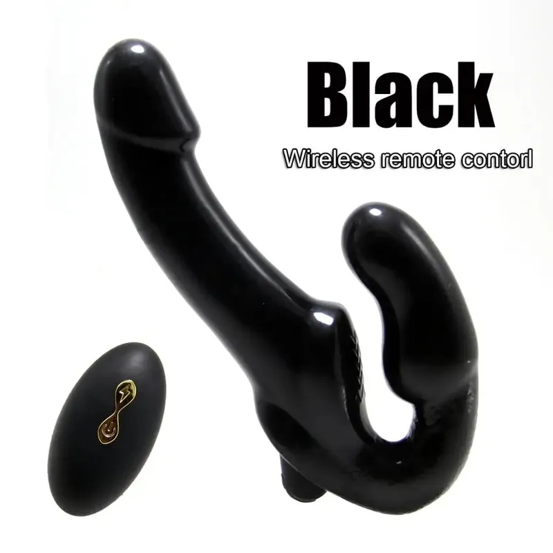 Strapless Strap on Dildo Vibrator Wireless Remote Control Double Penetration Vibration Adult Products Sex Toys For Women Lesbian — image 8