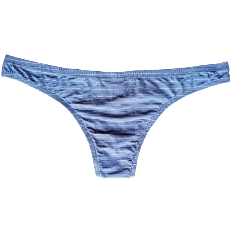 5 Men Sexy Briefs Stripe Bikini Breathable Soft Underwear Cucea Underpants Man Comfortable Gay Pants Cueca Male Panties C903-1 — image 15