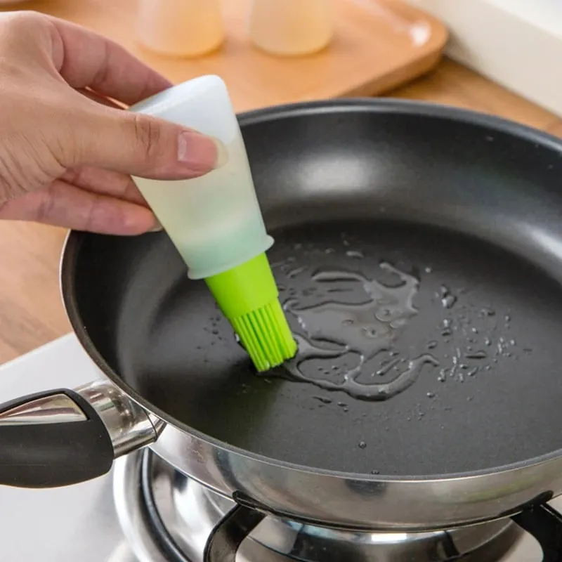 Ferramentas de cozinha escova de garrafa de silicone resistente a altas temperaturas escova de óleo para churrasco doméstico escova de óleo de cozimento utensílios de cozinha