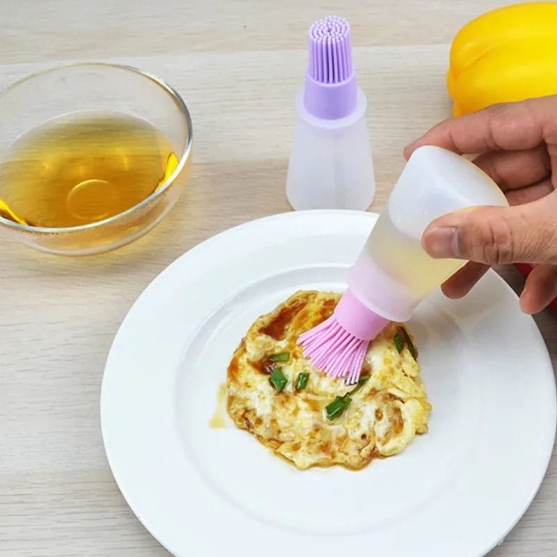 Ferramentas de cozinha escova de garrafa de silicone resistente a altas temperaturas escova de óleo para churrasco doméstico escova de óleo de cozimento utensílios de cozinha