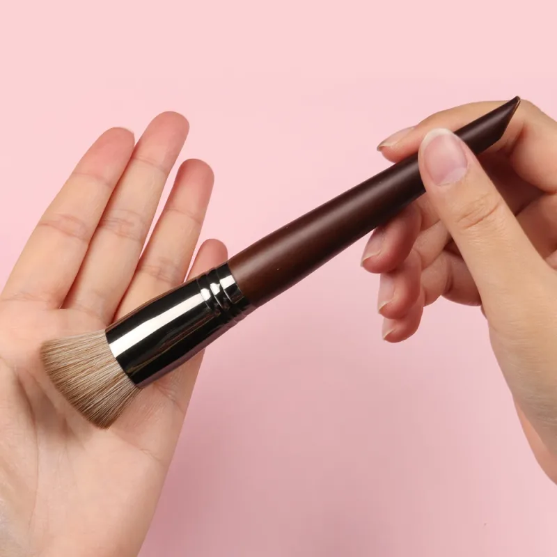 OVW NEW Foundation Brush Series Soft Duo לשימוש מברשות נוזלי אבקה קונסילר סומק מברשות קרם מברשות מסכה מברשת 1 PC