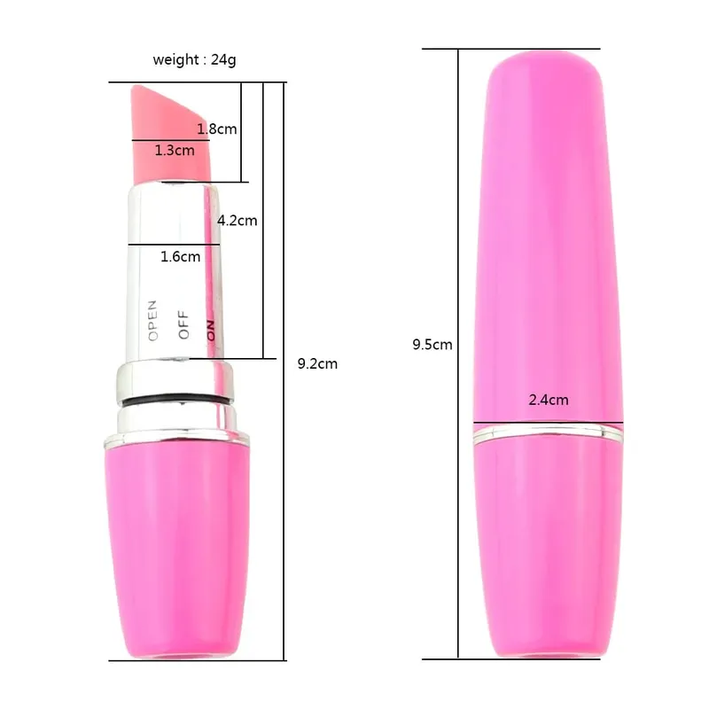 Lipstik Tongkat Ajaib Penggetar Mini Tongkat Penggetar Lipstik Bergetar Mainan Seks Alat Pijat Mainan Seks Wanita Stimulator Klitoris