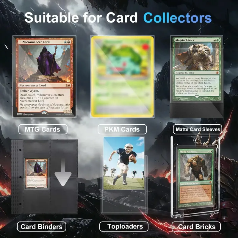 100ks Hot Transparent MTG Card Sleeves Standardní velikost Průhledný TCG Card Protector Vnitřní kryt karty pro sportovní stolní hry 64x89mm — image 6