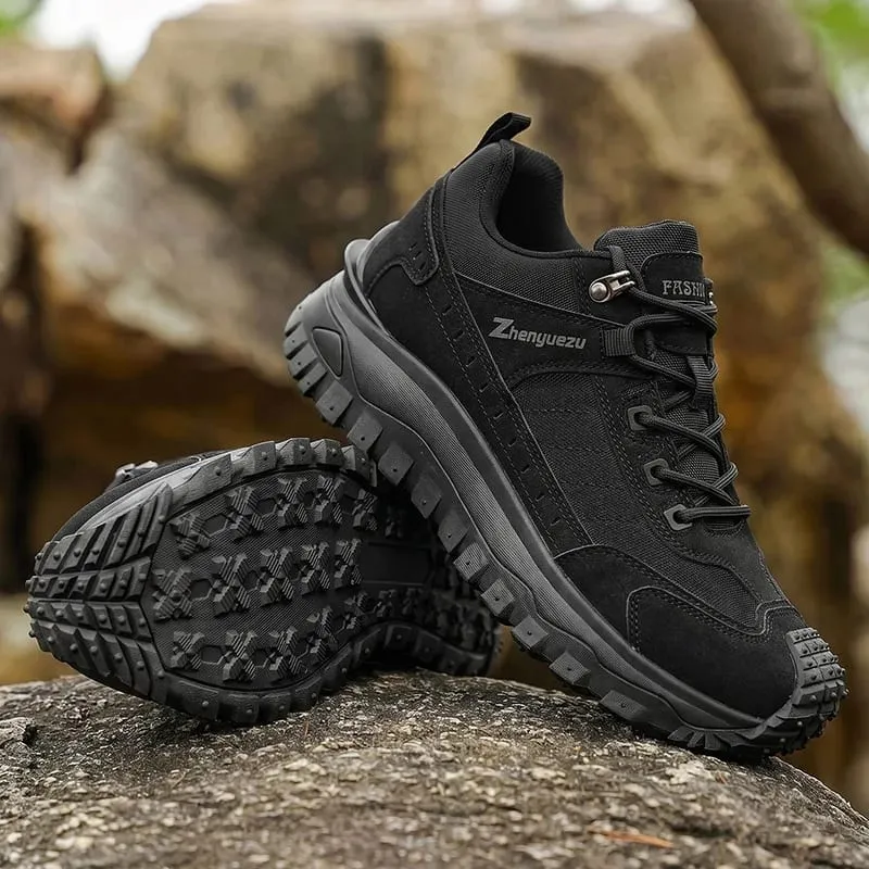 2026 New Men's Hiking Shoes Non-slip Wear-resistant Trekking Shoes Breathable Thick Sole Tactical Shoes Casual Sneakers for Men