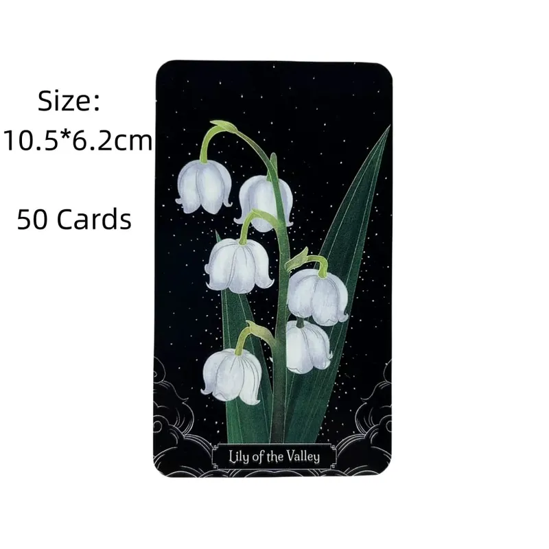 A Little Rain Botanical Oracle card Leisure Party Table Game High Quality Fortune-telling Prophecy Tarot Deck — image 6