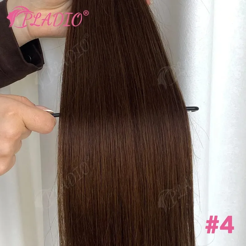 100% Human Hair Tape in Extensions 20Pcs 50g Remy Skin Weft Seamless Invisible Silky Straight Thick Ends for Wedding Women — image 10